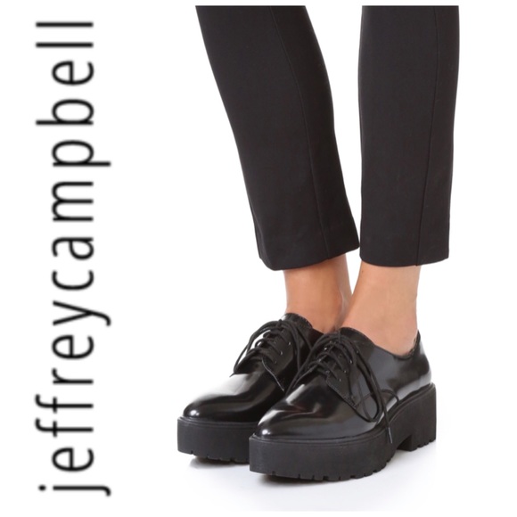 Jeffrey Campbell Shoes - Jeffrey Campbell Bardem leather oxford platform